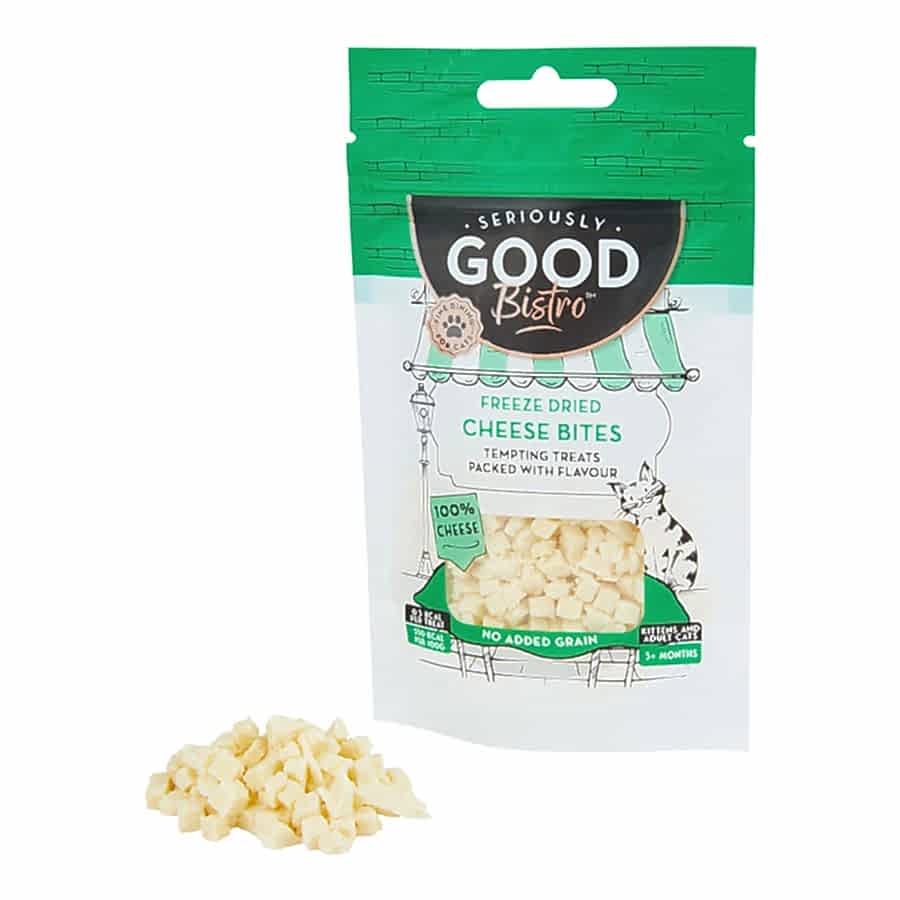 Seriously Good Freeze Dried Cat Treats Cheese Bites