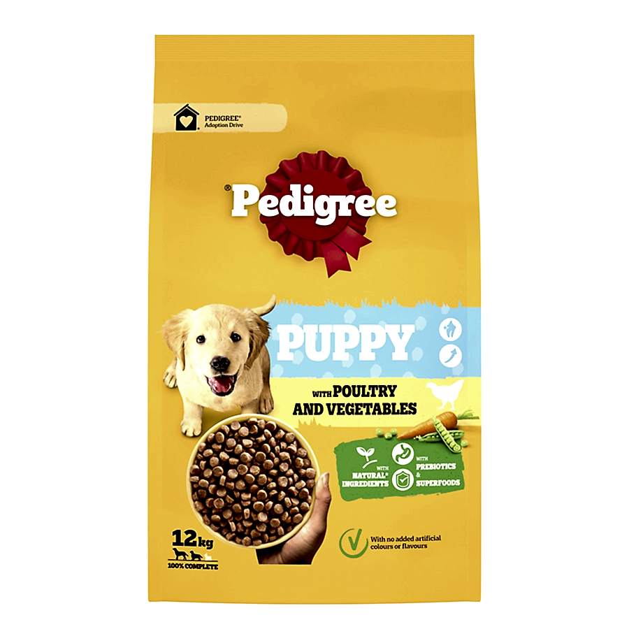 Pedigree Complete Junior/Puppy Dry Dog Food Poultry & Veg