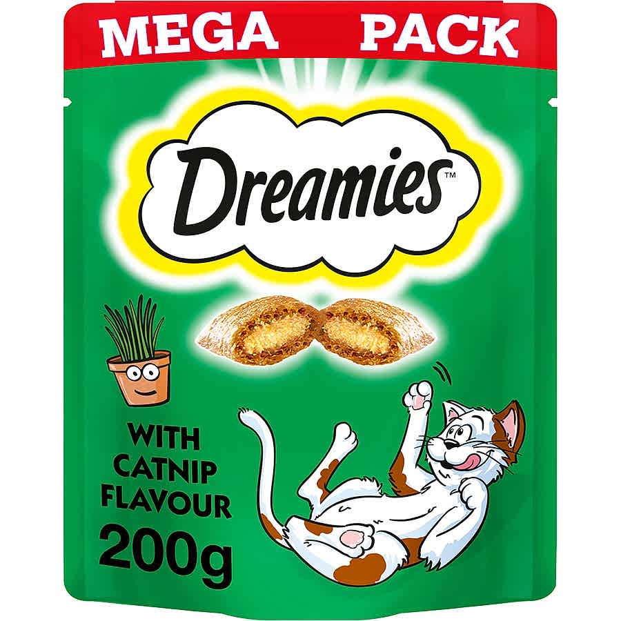 Dreamies Cat Treat Biscuits with Catnip