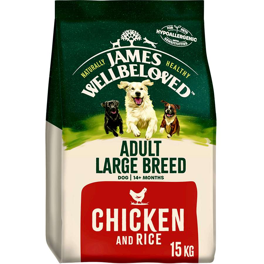 James Wellbeloved Large Breed Adult Dry Dog Food Chicken & Rice