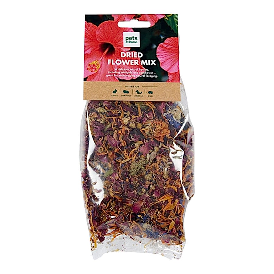 Pets at Home Small Pets Dried Flower Treats