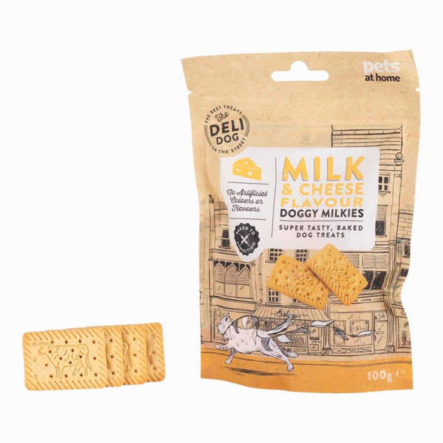 The Deli Dog Milk & Cheese Flavour Doggy Milkies Treats