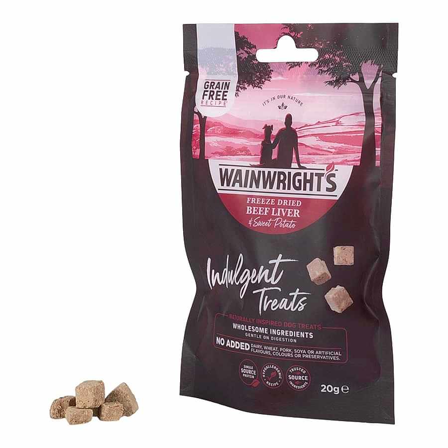 Wainwright's Freeze Dried Adult Dog Treats Beef Liver & Sweet Potato