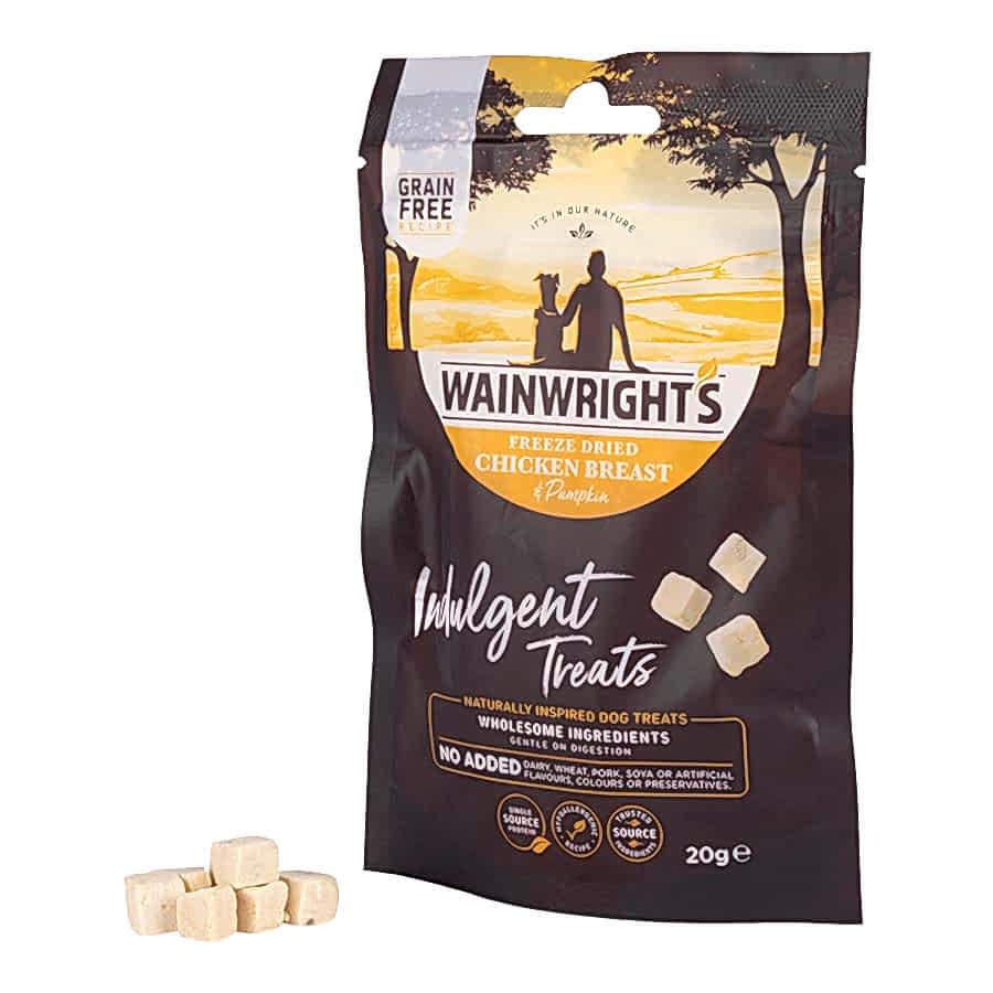 Wainwright's Freeze Dried Adult Dog Treats Chicken & Pumpkin