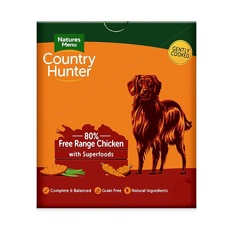 Natures Menu Country Hunter Grain Free Wet Dog Food Free-Range Chicken