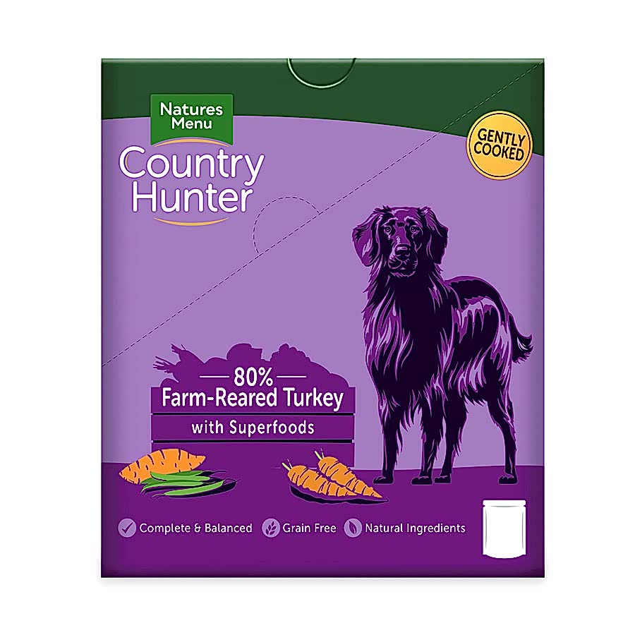 Natures Menu Country Hunter Grain Free Wet Dog Food Turkey