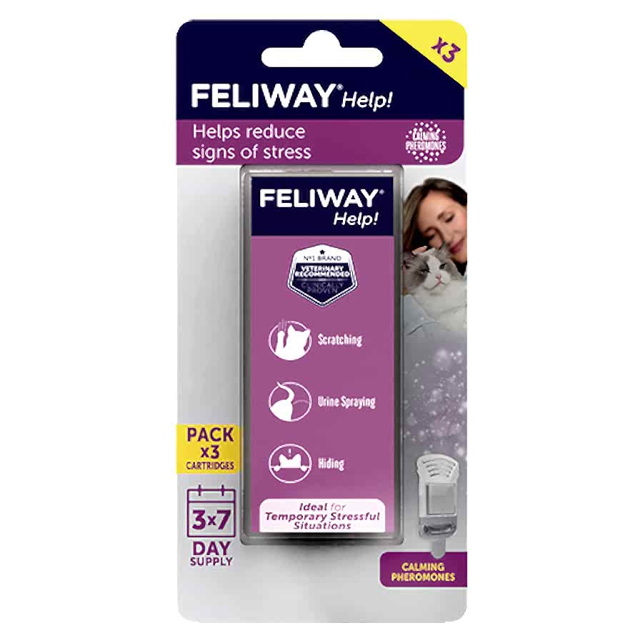 Feliway Help Calming Pheromone Cartridge Refill for Cats