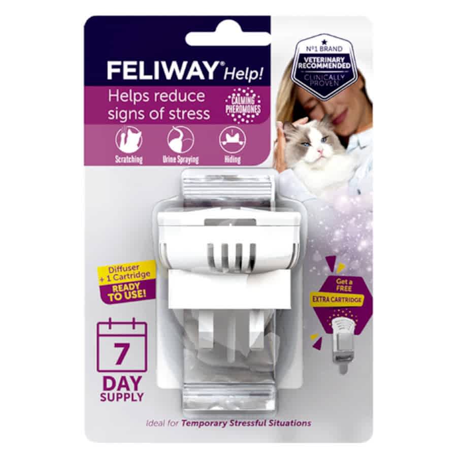 Feliway Help Calming Pheromone Starter Pack for Cats