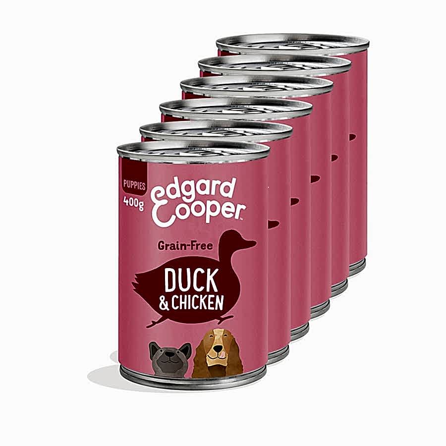 Edgard & Cooper Grain Free Complete Wet Puppy Food Duck & Chicken