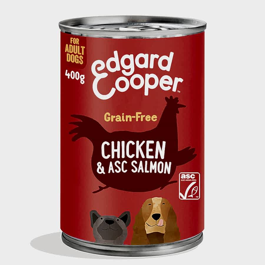 Edgard & Cooper Grain Free Senior Wet Dog Food Chicken & Salmon