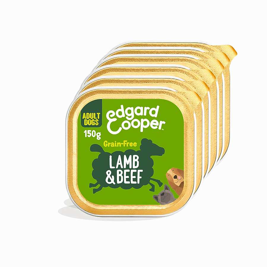 Edgard & Cooper Grain Free Wet Adult Dog Food Lamb & Beef