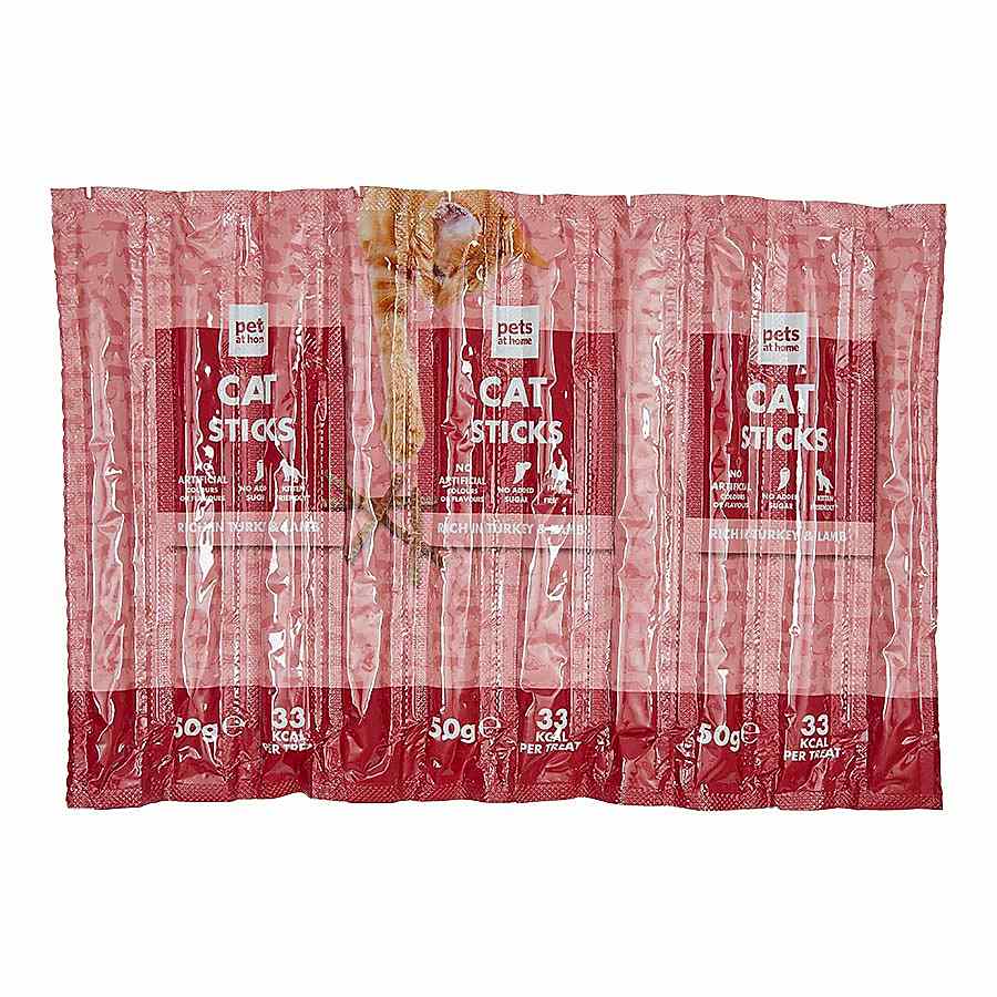 Pets at Home Cat Treat Sticks Turkey & Lamb