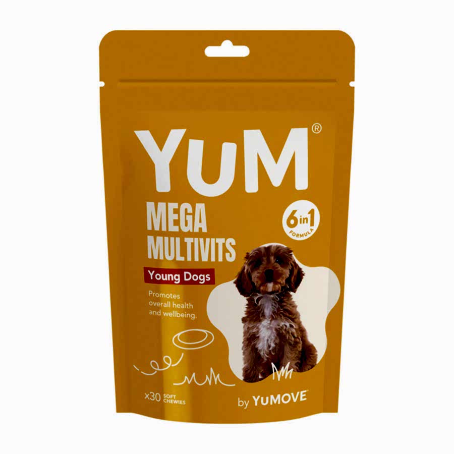 YuM Mega MultiVits 6 In 1 Young Dogs