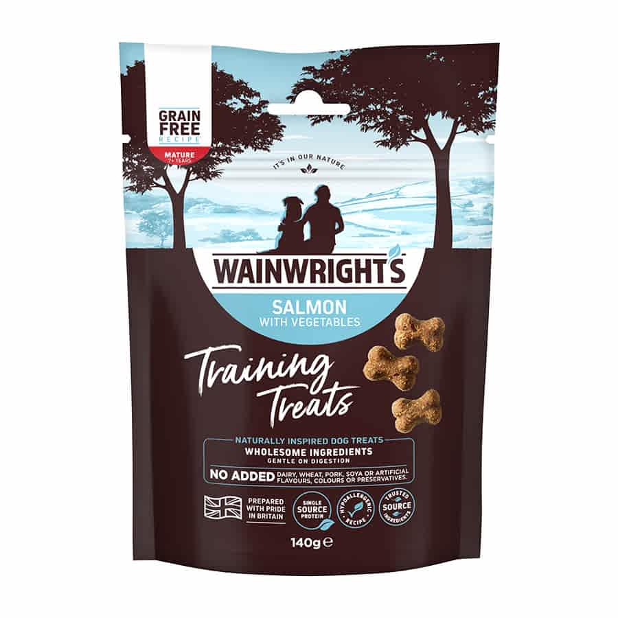 Wainwright's Mature Dog Training Treats Salmon with Veg