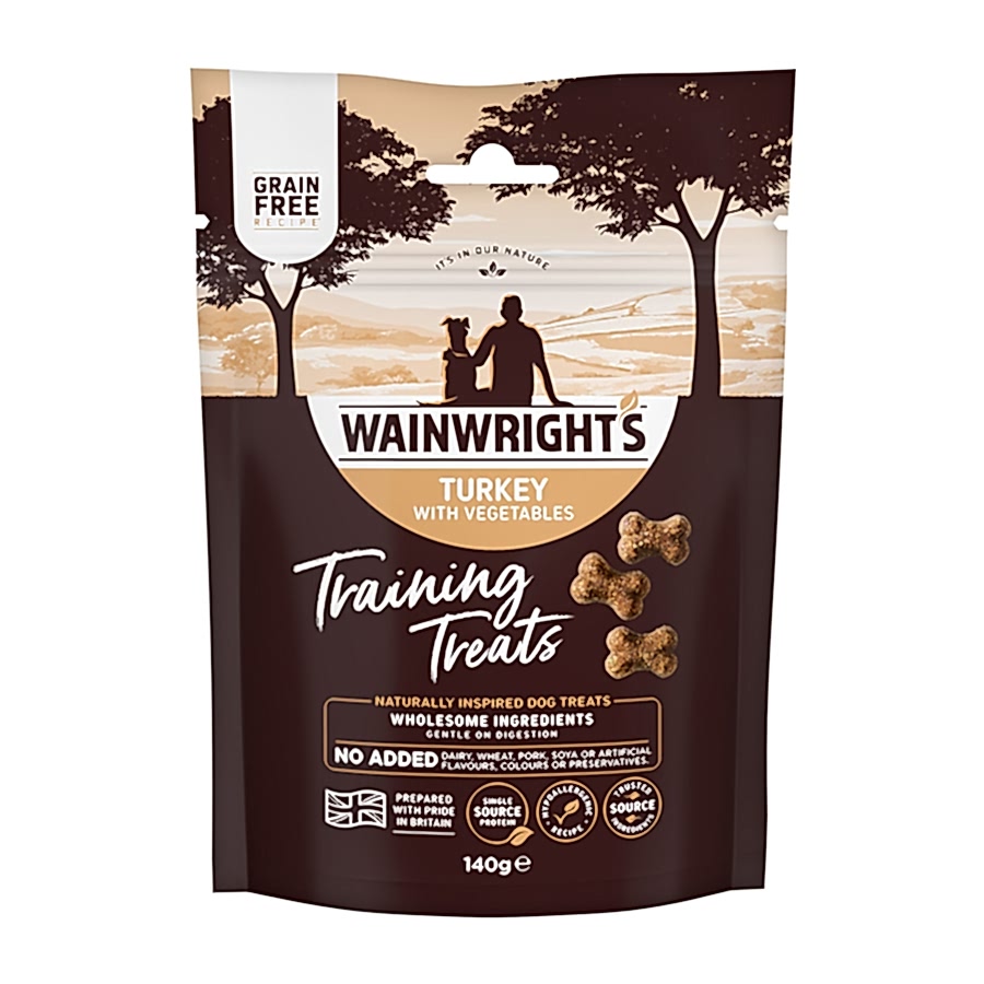 Wainwright's Dog Training Treats Turkey with Veg