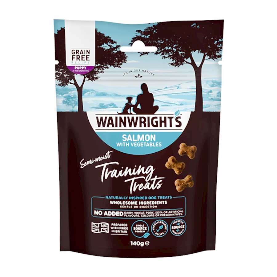 Wainwright's Puppy Training Treats Salmon with Veg