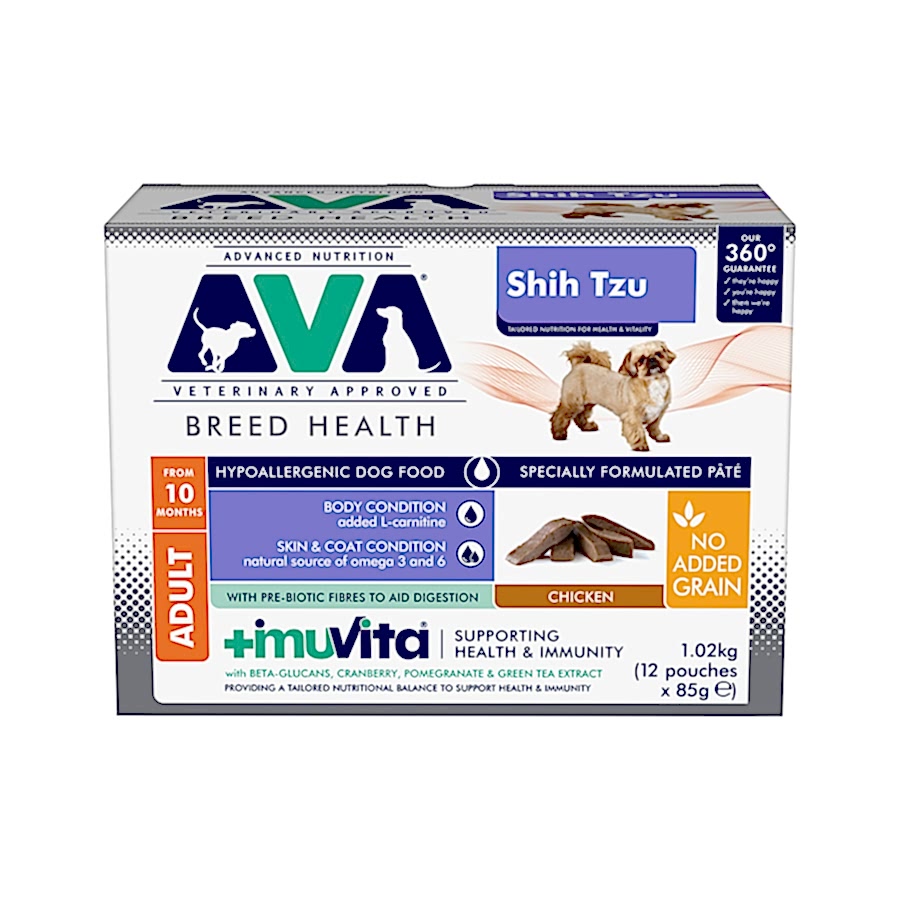 AVA Veterinary Approved Shih Tzu Adult Wet Dog Food Pate