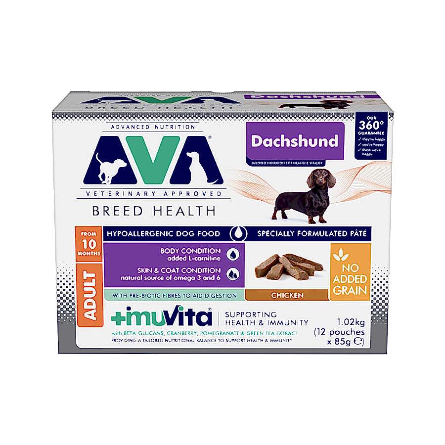 AVA Breed Health Dachshund Adult Wet Dog Pate