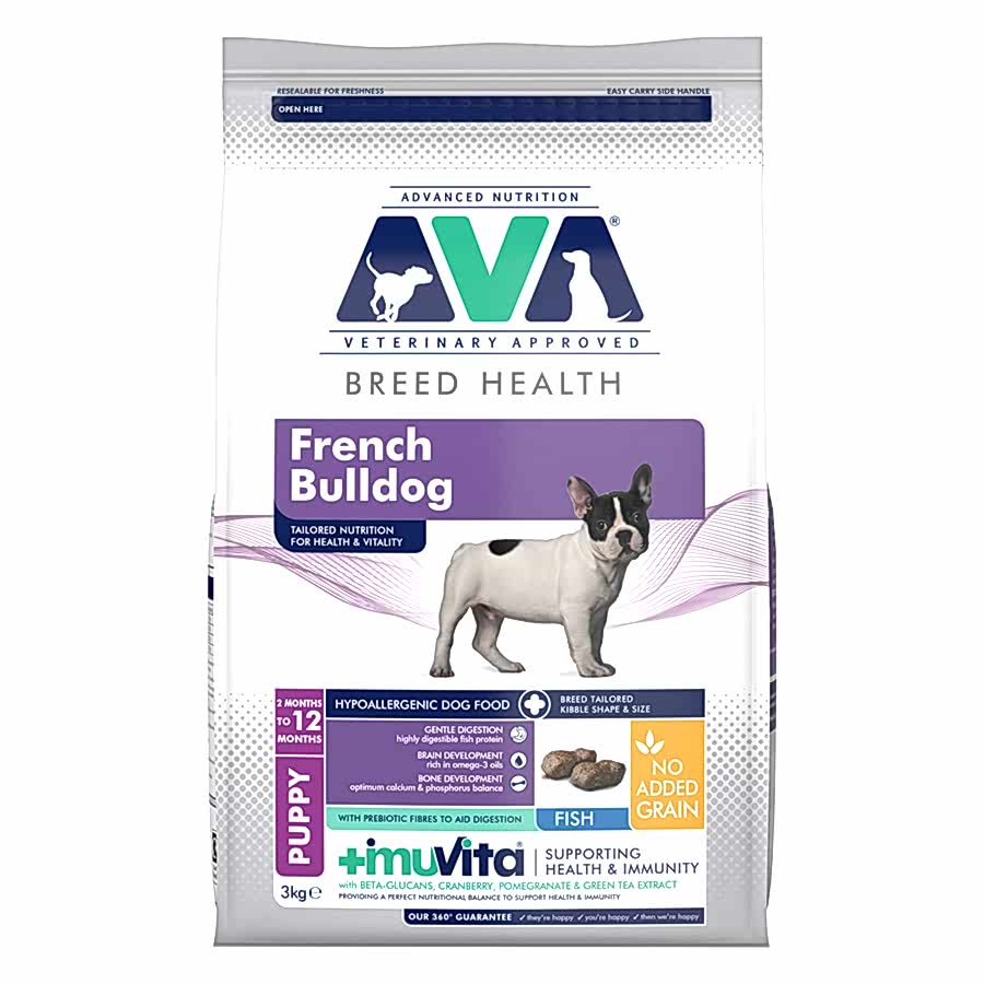 AVA Breed Health French Bulldog Puppy Dry Dog Food