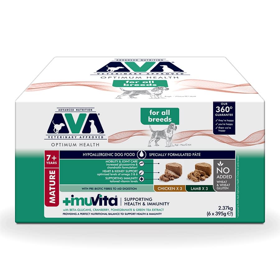 AVA Optimum Health Mature Wet Dog Food Chicken & Lamb