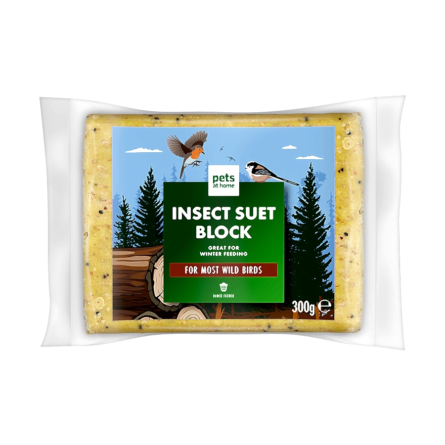 Pets at Home Wild Bird Insect Suet Block