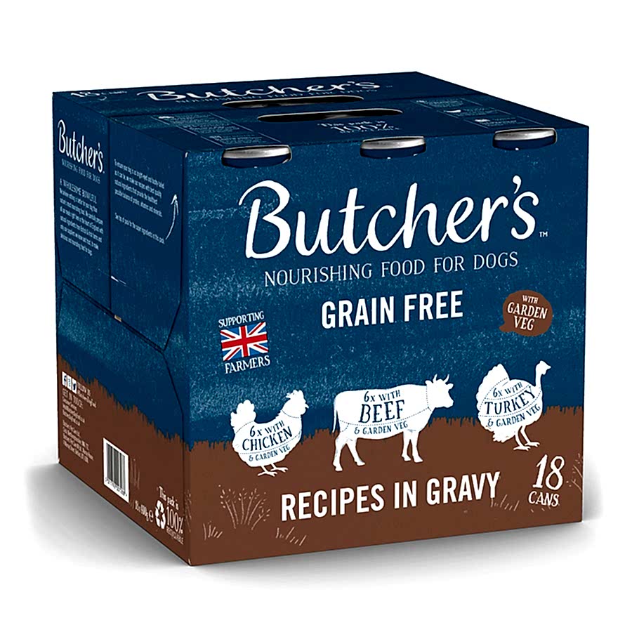 Butcher's Grain Free Adult Wet Dog Food In Gravy