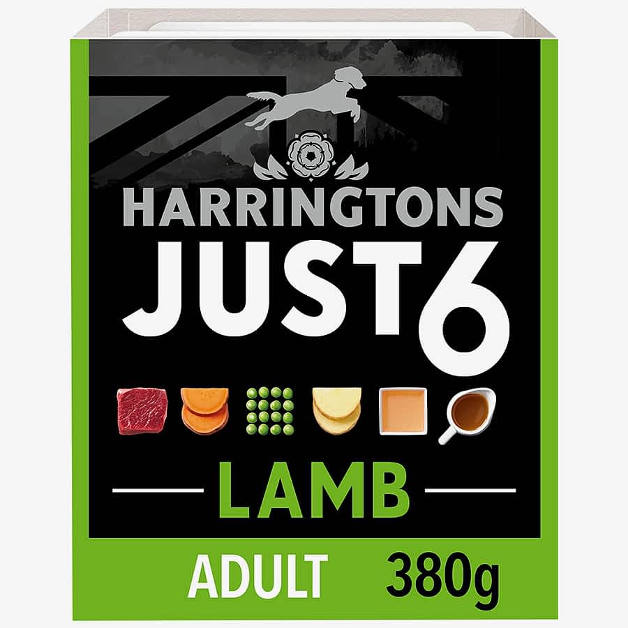 Harringtons Just 6 Complete Wet Adult Dog Food Lamb