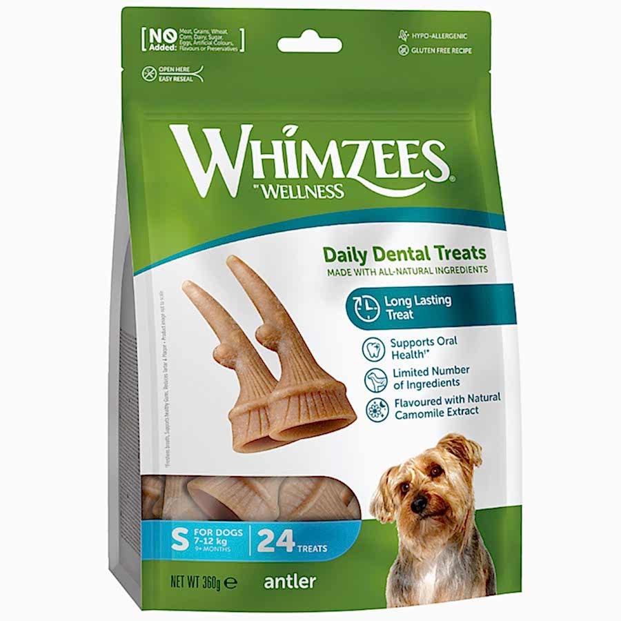 Whimzees Daily Dental Antlers Small Dogs