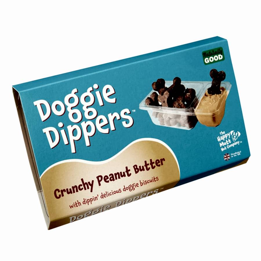 Doggie Dippers with Crunchy Peanut Butter Dog Treats