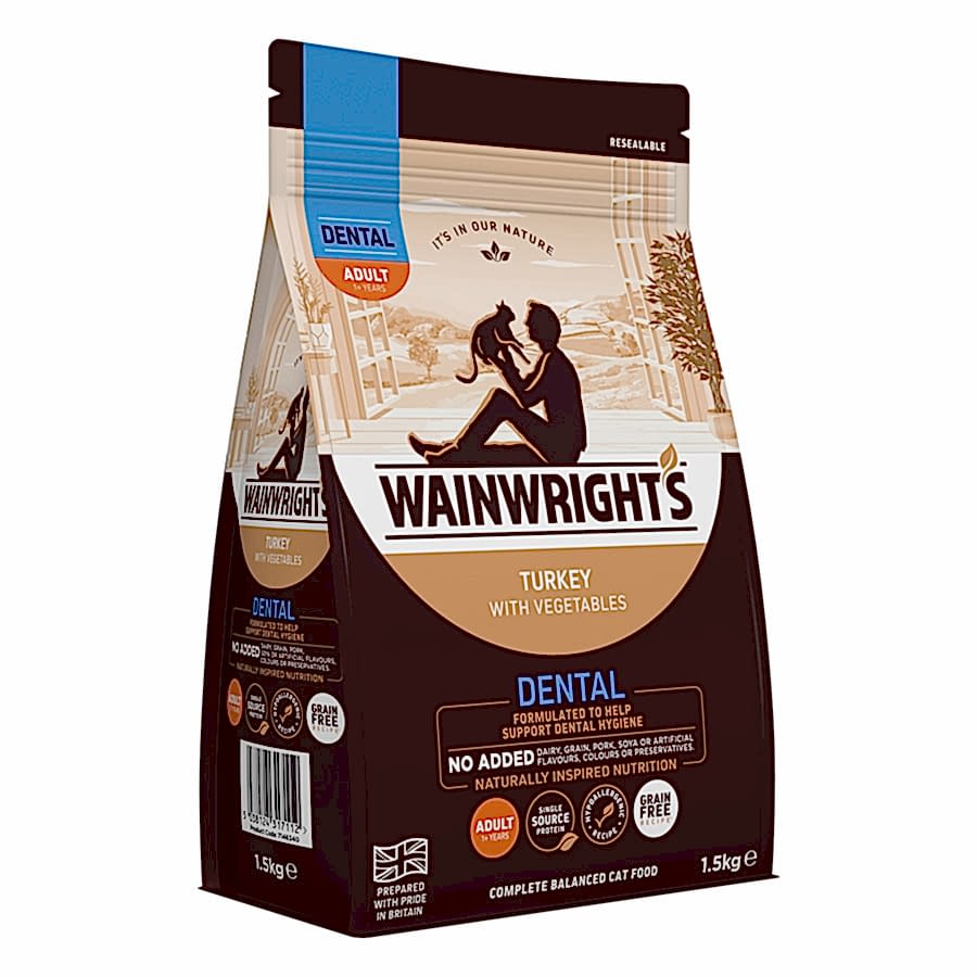 Wainwright's Grain Free Dental Dry Adult Cat Food