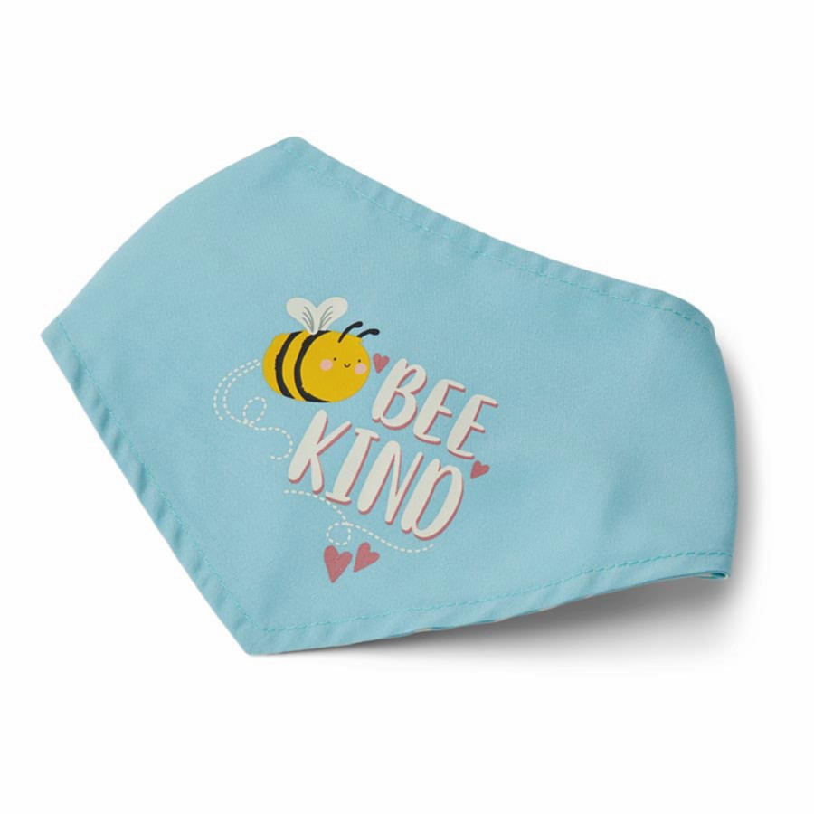 Just For Puppy Bee Kind Reversible Bandana Blue