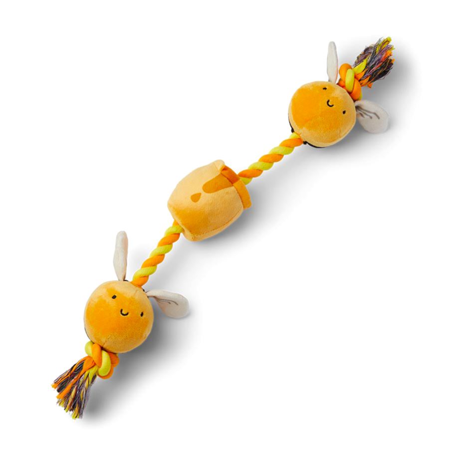 Just For Puppy Benny Bumble Bee Rope Toy