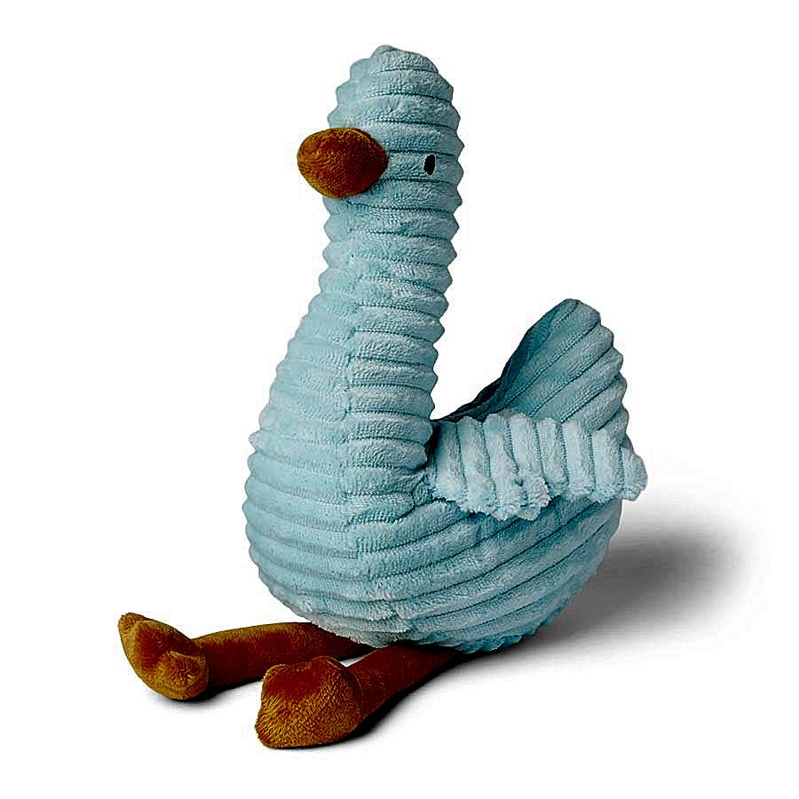 Just For Puppy Squeaky Dolly Duck Toy Blue