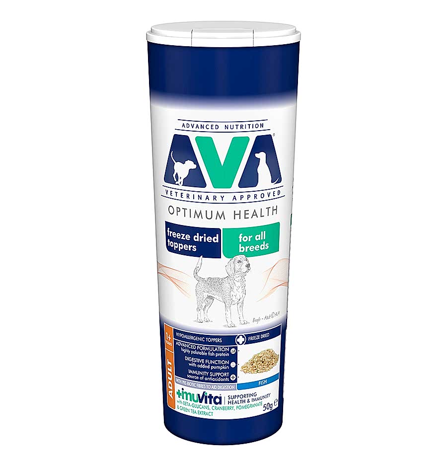 AVA Optimum Health Freeze Dried Adult Dog Food Fish