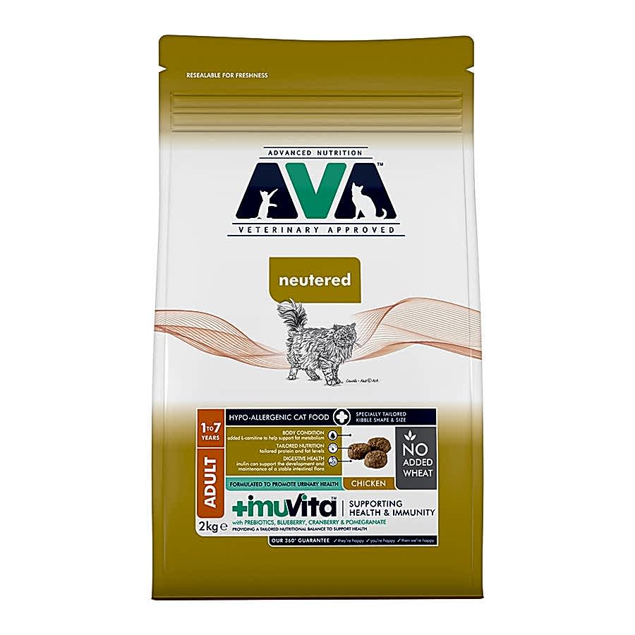 AVA Neutered Adult Dry Cat Food Chicken