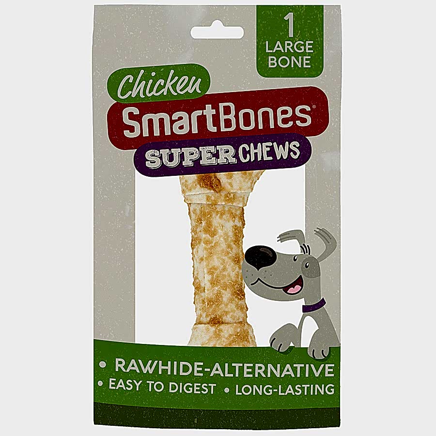 SmartBones SuperChews Large Dog Treats Chicken Bone