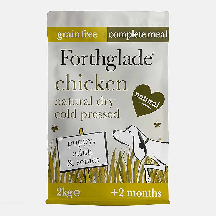 Forthglade Natural Cold Pressed Grain Free Complete Dry Dog Food Chicken