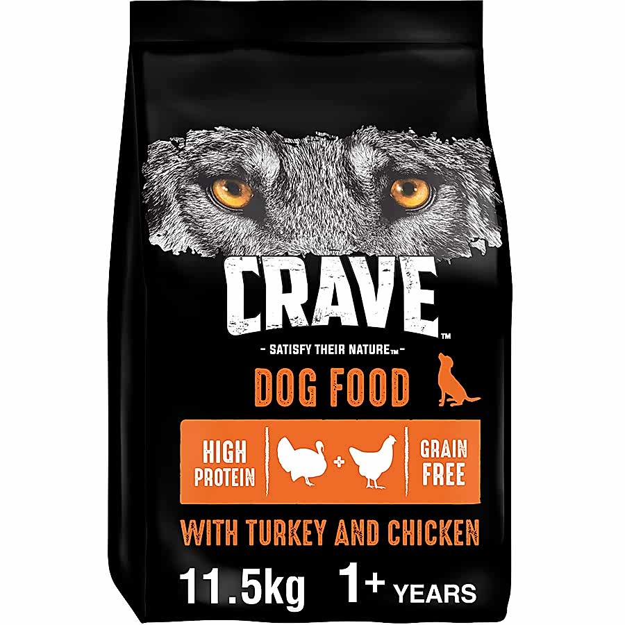 Crave Adult Dry Dog Food Turkey & Chicken