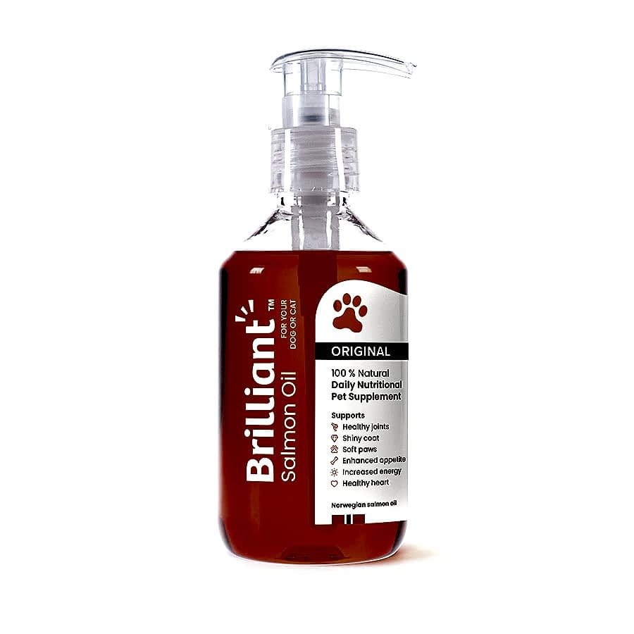 Brilliant Salmon Oil Dog & Cat Food Supplement