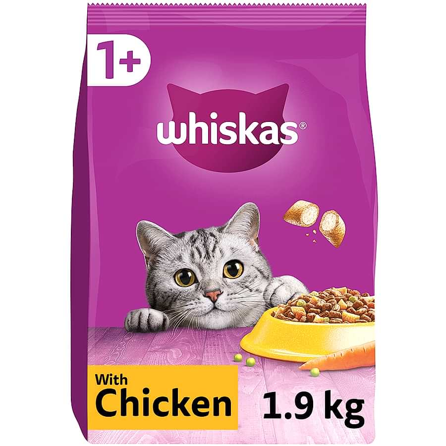 Whiskas 1+ Adult Dry Cat Food Chicken