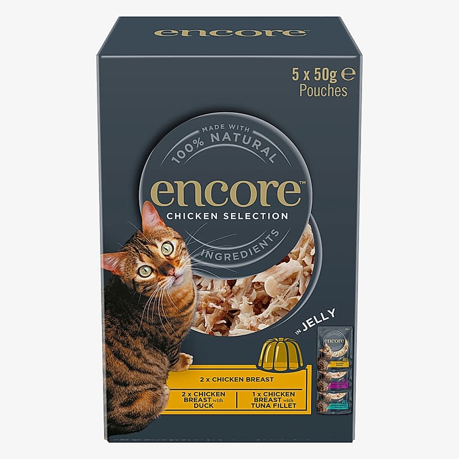 Encore Wet Adult Cat Food Chicken Selection In Jelly