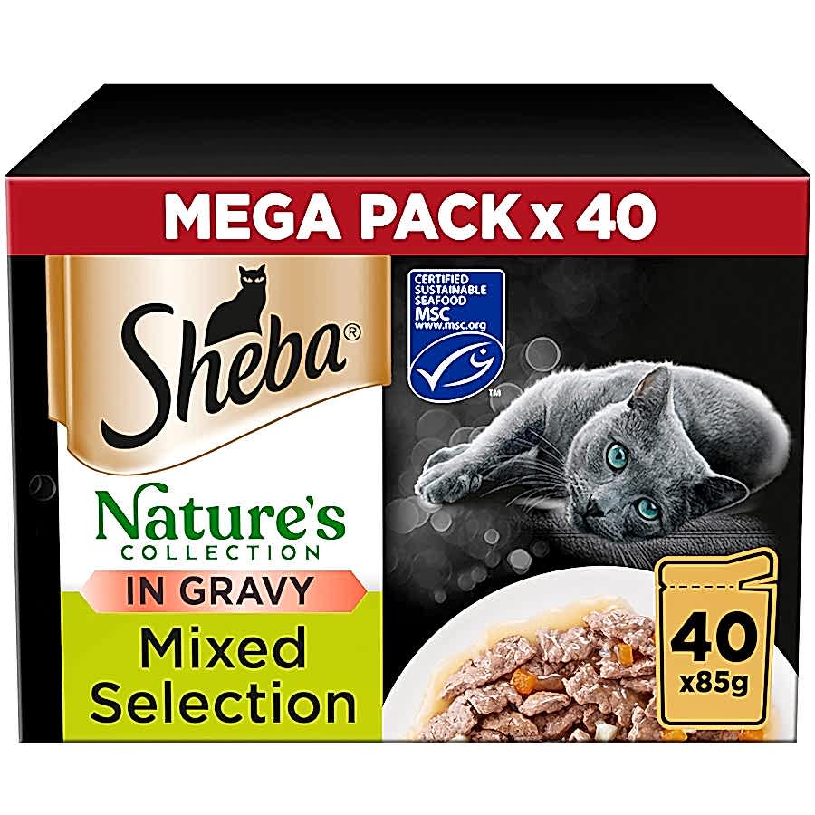 Sheba Natures Collection Wet Adult Cat Food Mixed Selection