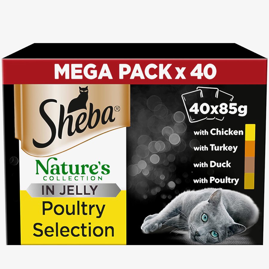 Sheba Natures Collection Adult Wet Cat Food Poultry In Jelly