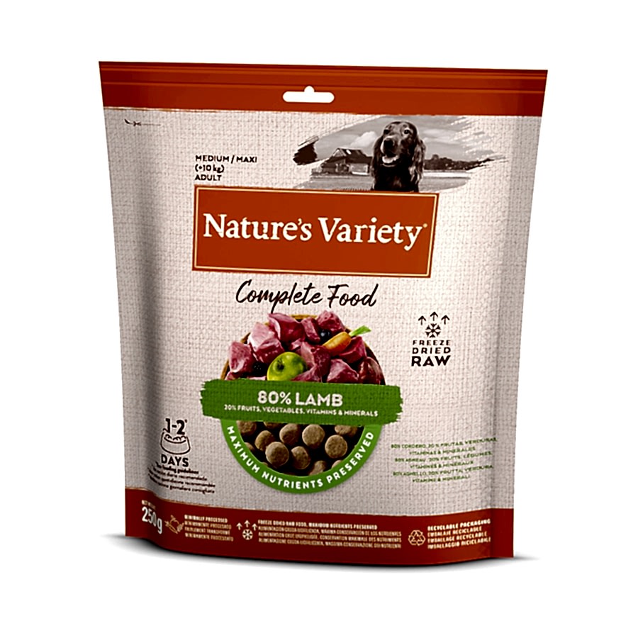 Natures Variety Large Breed Adult Freeze Dried Dog Food Lamb