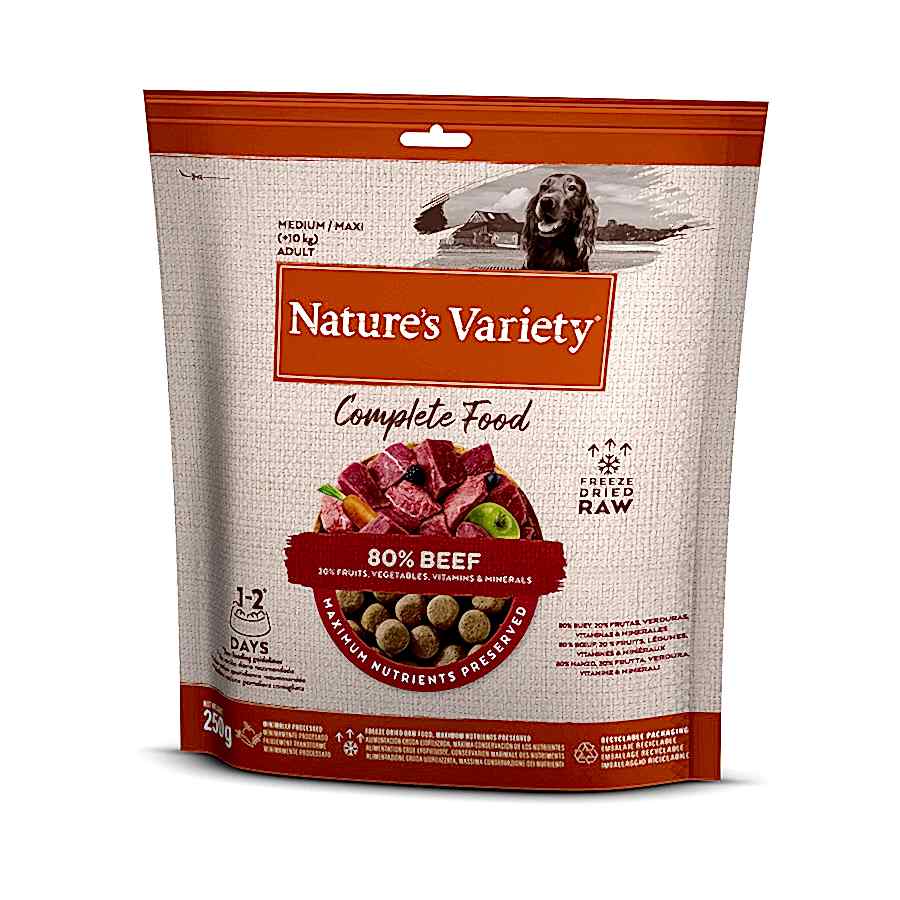 Natures Variety Large Breed Adult Freeze Dried Dog Food Beef