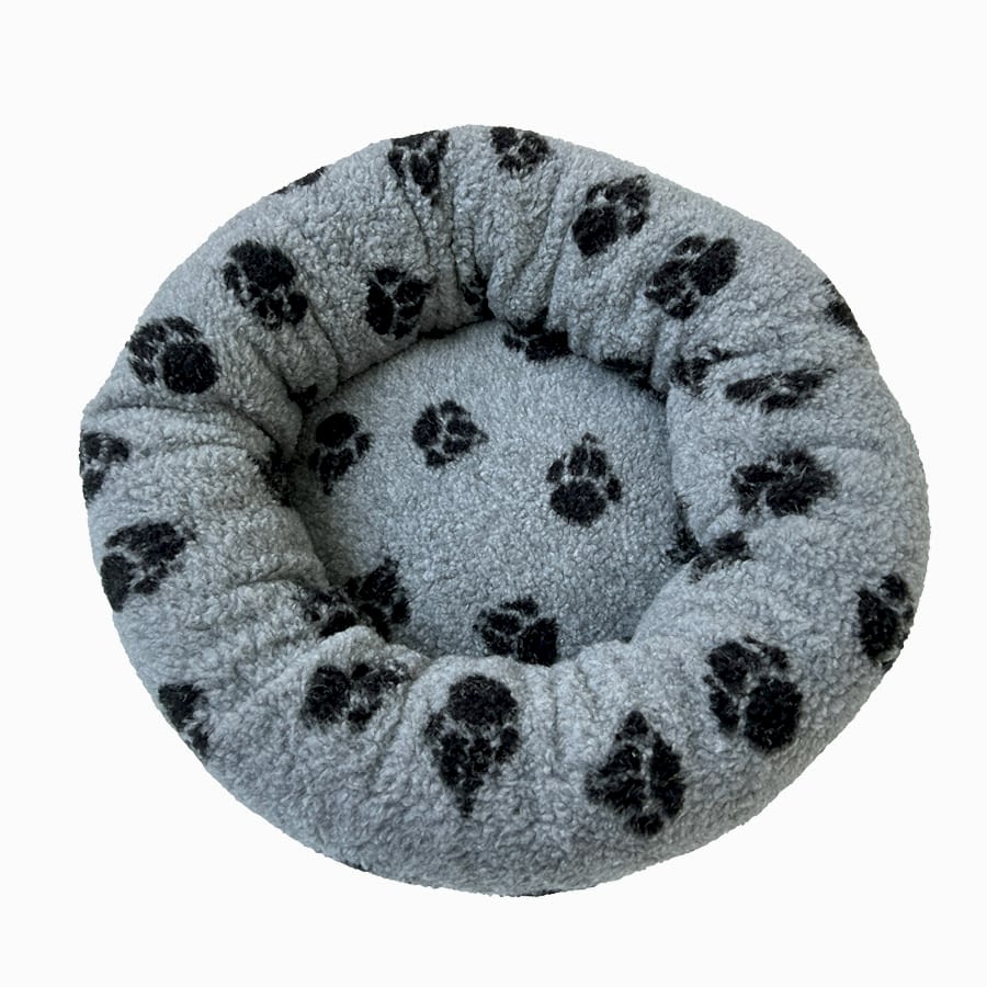 Danish Design Dog Bed Fleece Cushion Grey