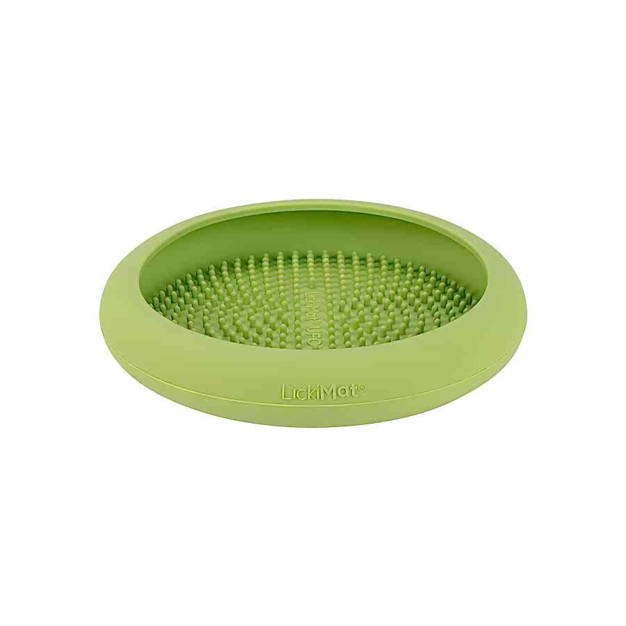 Lickimat UFO Dog & Cat Slow Feeder Green