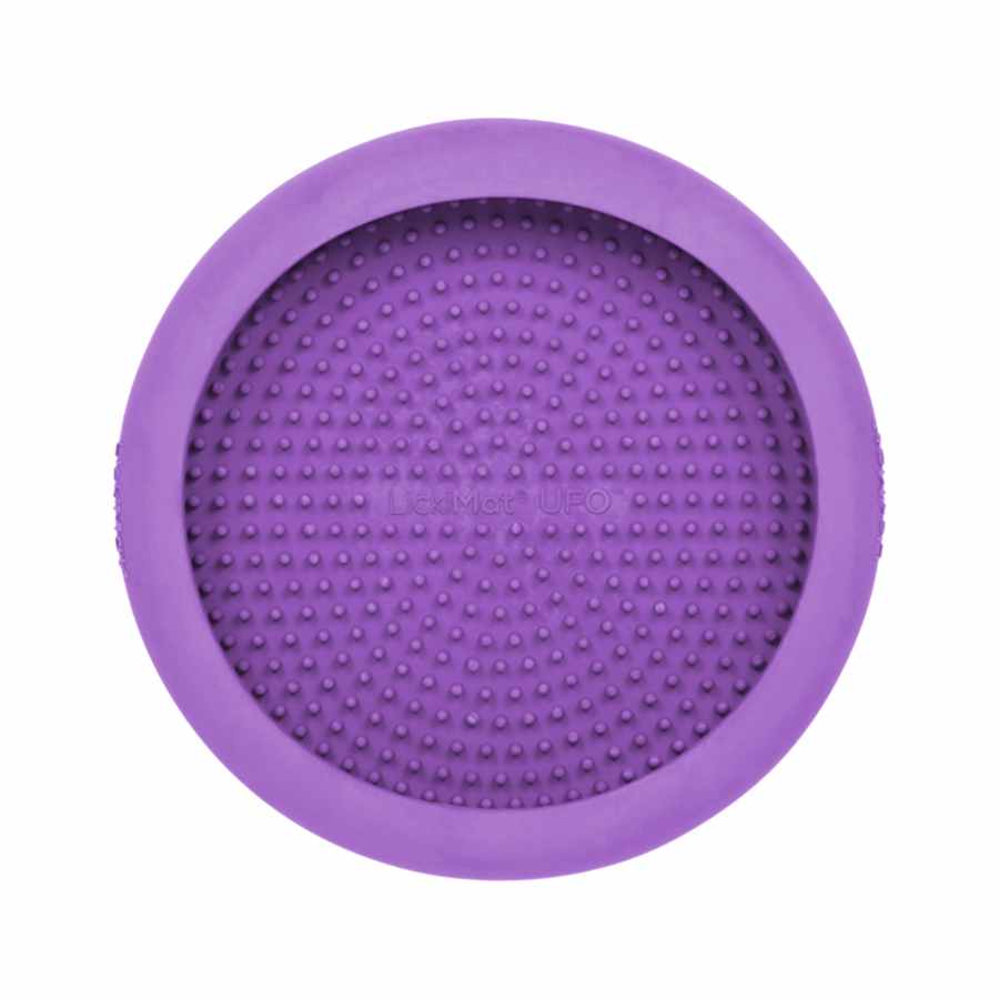 Lickimat UFO Dog & Cat Slow Feeder Purple