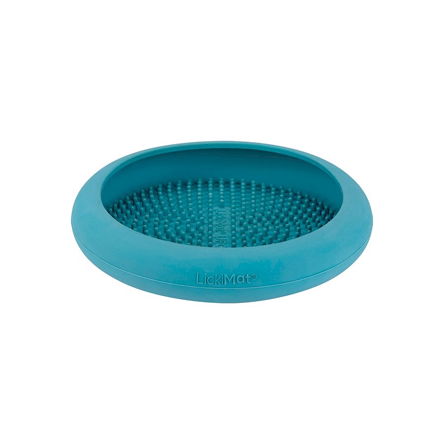 Lickimat UFO Dog & Cat Slow Feeder Turquoise