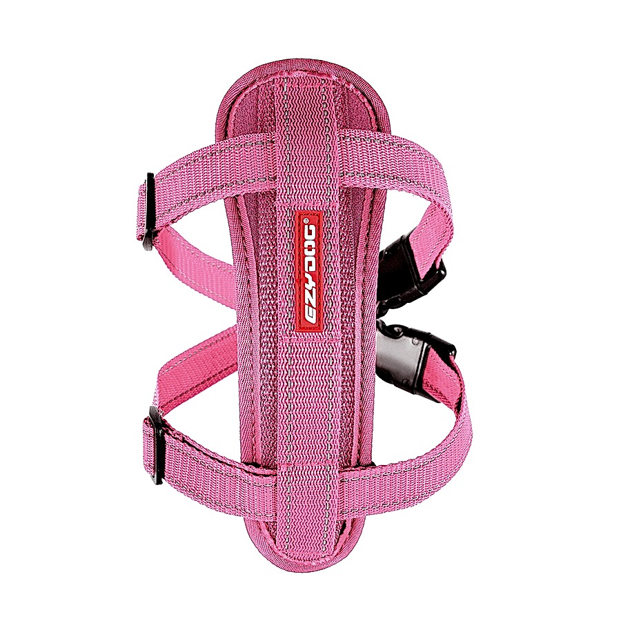 EzyDog Chest Plate Dog Harness Pink